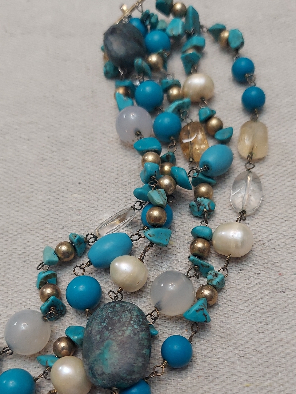 Multi-strand Turquoise Set - Picture 6 of 8